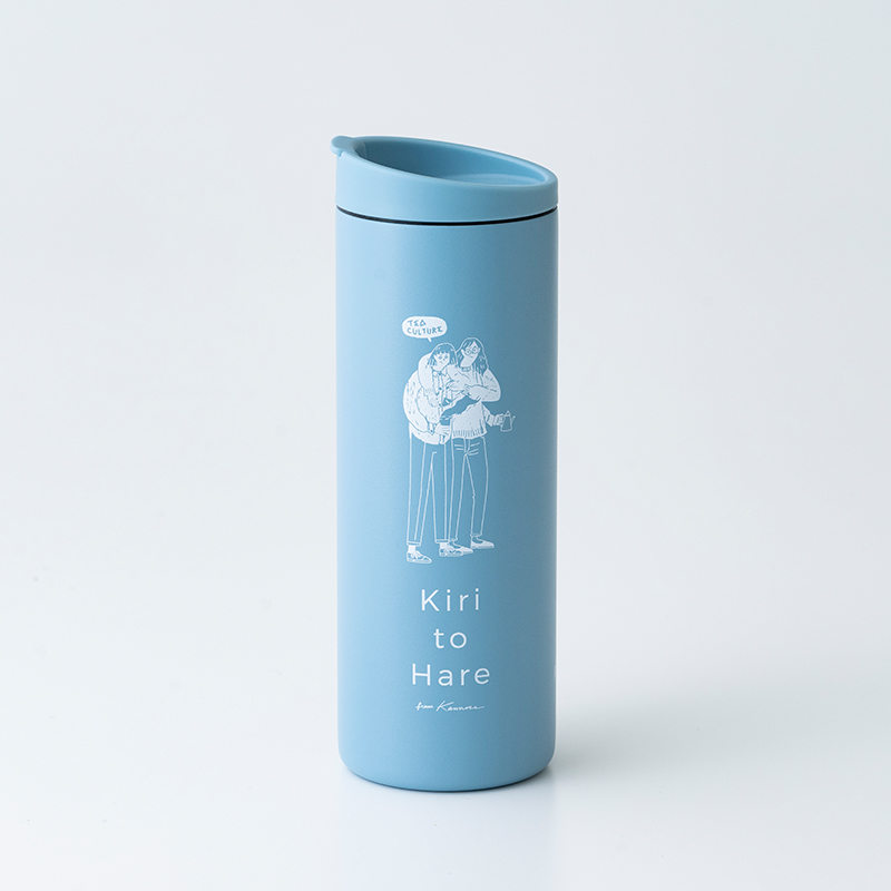 【MiiR（ミアー）】『霧ト晴レ』Kawaneボトル（白） 354ml/12oz Flip Traveler Travel Tumbler |  森から届くフレーバーティー『霧ト晴レ』from Kawane