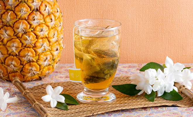 パイナップル茉莉花茶