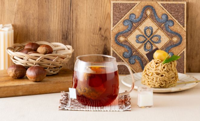 秋の和栗ルイボスティー