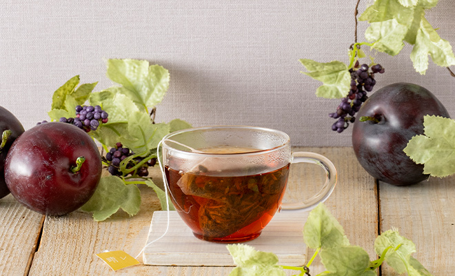 プラムの紅茶