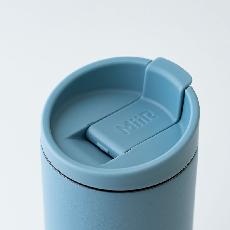 【MiiR（ミアー）】『霧ト晴レ』Ms' Tea Cultureボトル（青）　354ml/12oz　Flip Traveler　Travel Tumbler