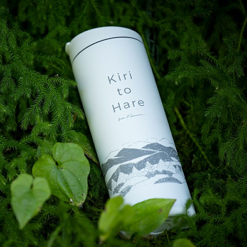 【MiiR（ミアー）】『霧ト晴レ』Kawaneボトル（白）　473ml/16oz　Flip Traveler　Travel Tumbler